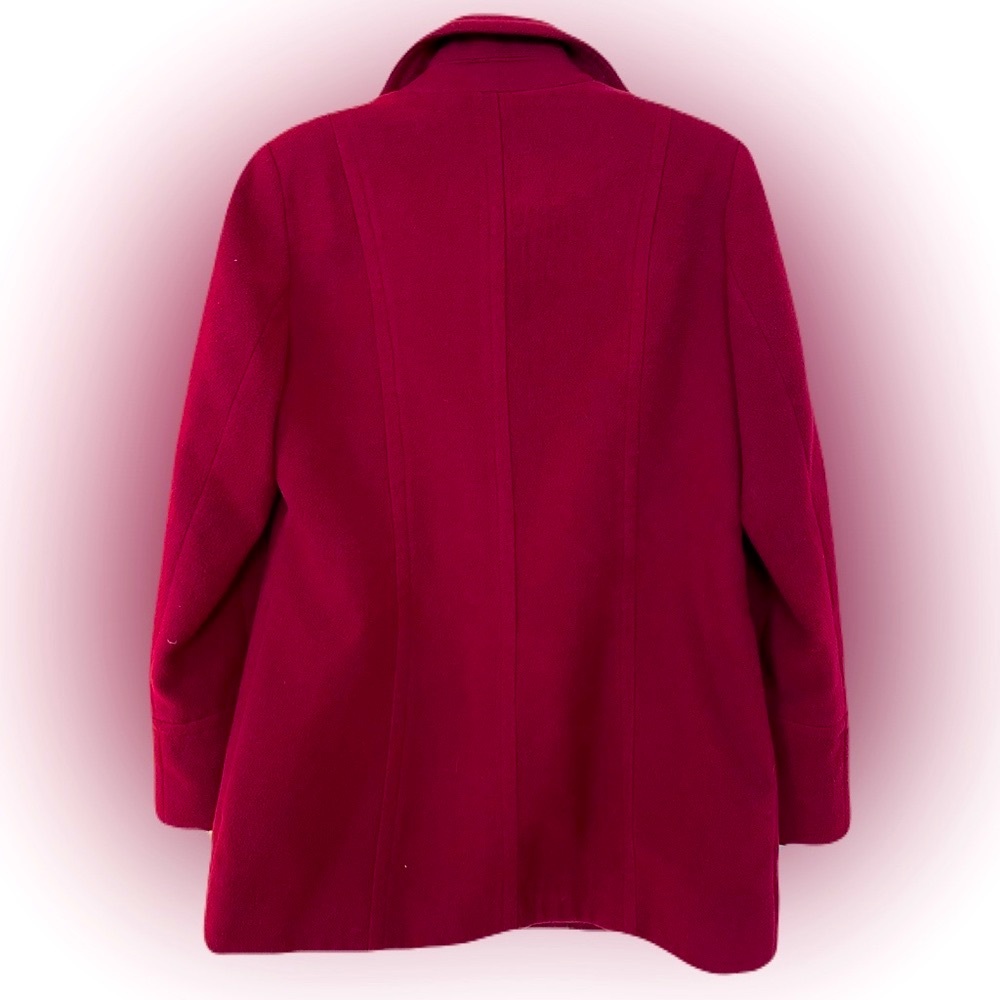 Liz Claiborne Red Peacoat - Picture 3 of 9